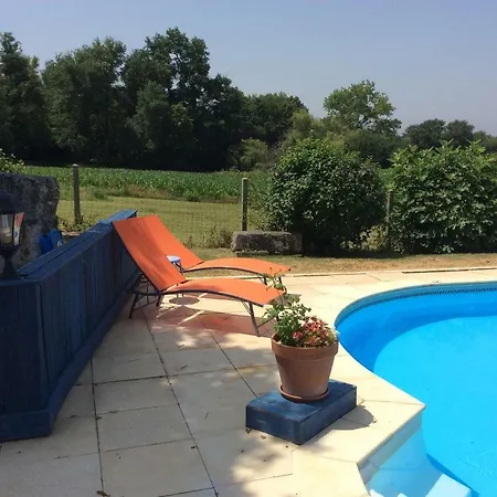 Detached Charentais Stone Built House With Private Pool